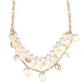 Cubed Cameo - Gold Necklace