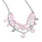 Cubed Cameo - Pink Necklace