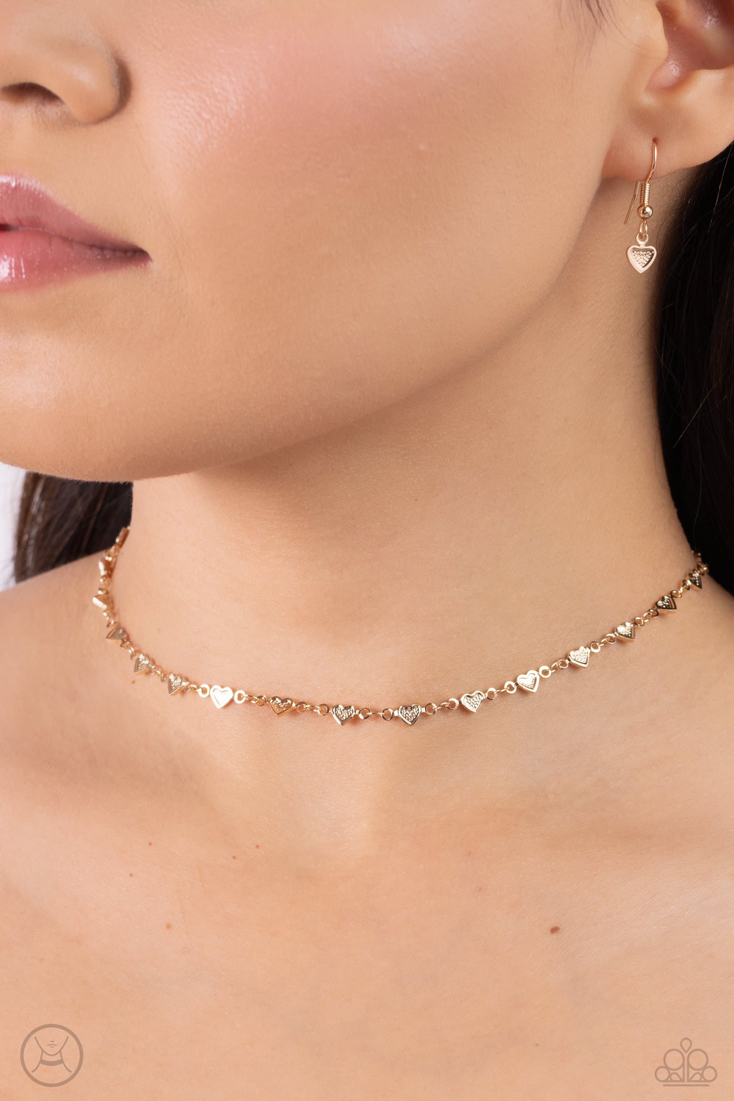 Cupid Catwalk - Gold Necklace