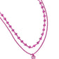 Cupid Combo - Pink Necklace