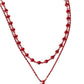 Cupid Combo - Red Necklace