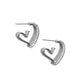 Curling Cameo - White Earring
