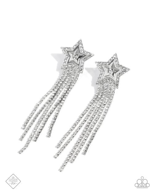 Currently Cosmic - White Earring