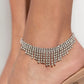 Curtain Confidence - White Anklet