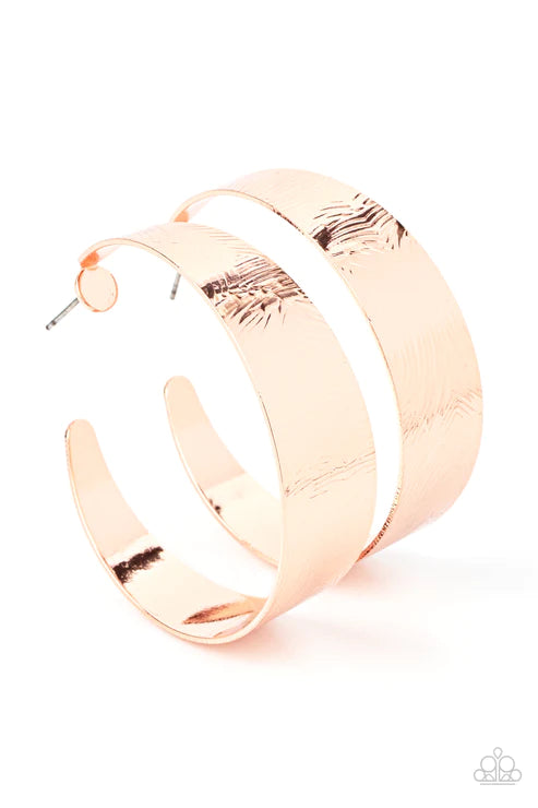 Curve Crushin' - Copper Earring