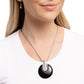Cutting Charm - Black Necklace