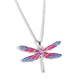 DRAGONFLY to the Sky - Purple Necklace
