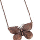 DRAWN to the Wind - Copper Necklace
