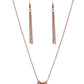 Dainty Dalliance - Copper Necklace