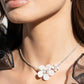 Dainty Deduction - White Necklace