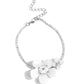 Dainty Devotee - White Bracelet