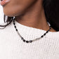 Dainty Diversity - Black Necklace