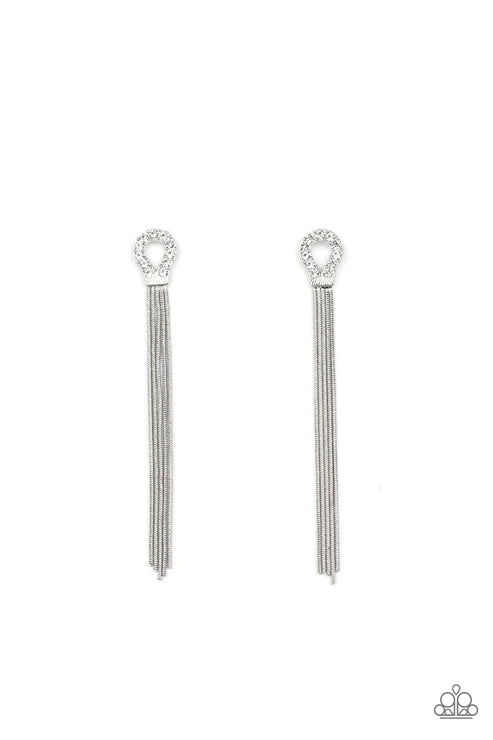 Dallas Debutante - White Earring