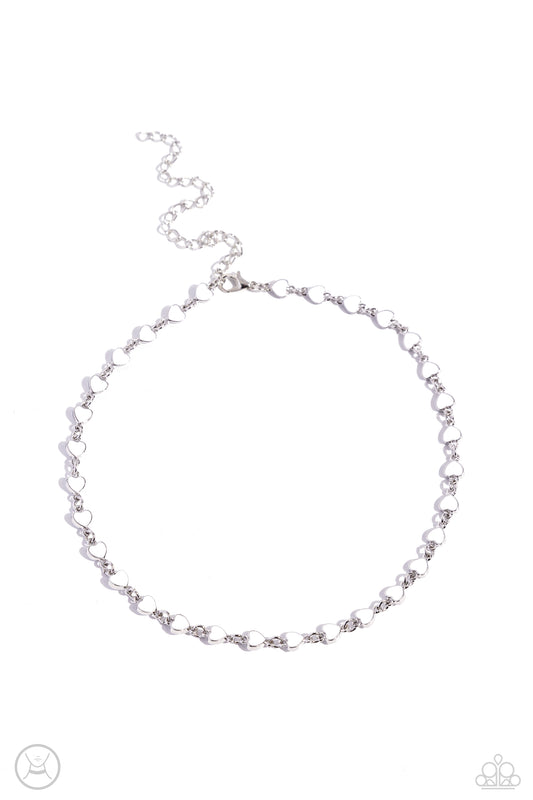 Dancing Dalliance - White Necklace