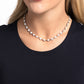 Dancing Dalliance - White Necklace