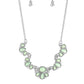 Dancing Dimension - Green Necklace