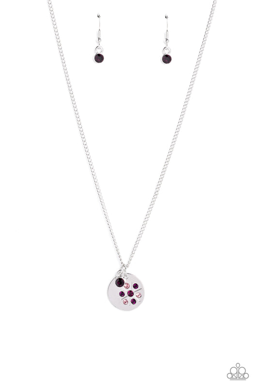 Dandelion Delights - Purple Necklace