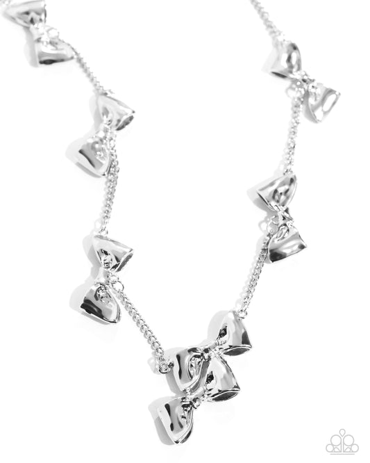 Dapper Definition - Silver Necklace