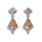 Dapper Display - Orange Earring