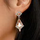 Dapper Display - Orange Earring