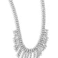 Daring Decadence - White Necklace