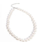 Dashing Definition - White Necklace