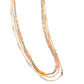 Daydreaming Decadence - Orange Necklace