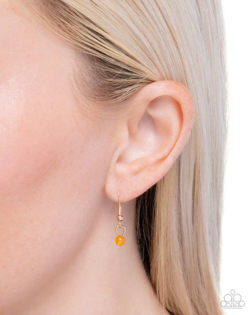 Daydreaming Decadence - Orange Necklace