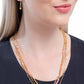 Daydreaming Decadence - Orange Necklace
