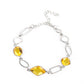 Dazzle for Days - Yellow Bracelet