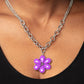 Dazzling Dahlia - Purple Necklace