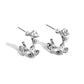 Dazzling Daydream - White Earring
