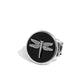 Debonair Dragonfly - Black Ring