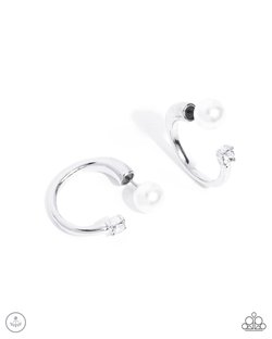 Decade Dance - White Earring