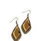 Deco Dazzle - Brass Earring