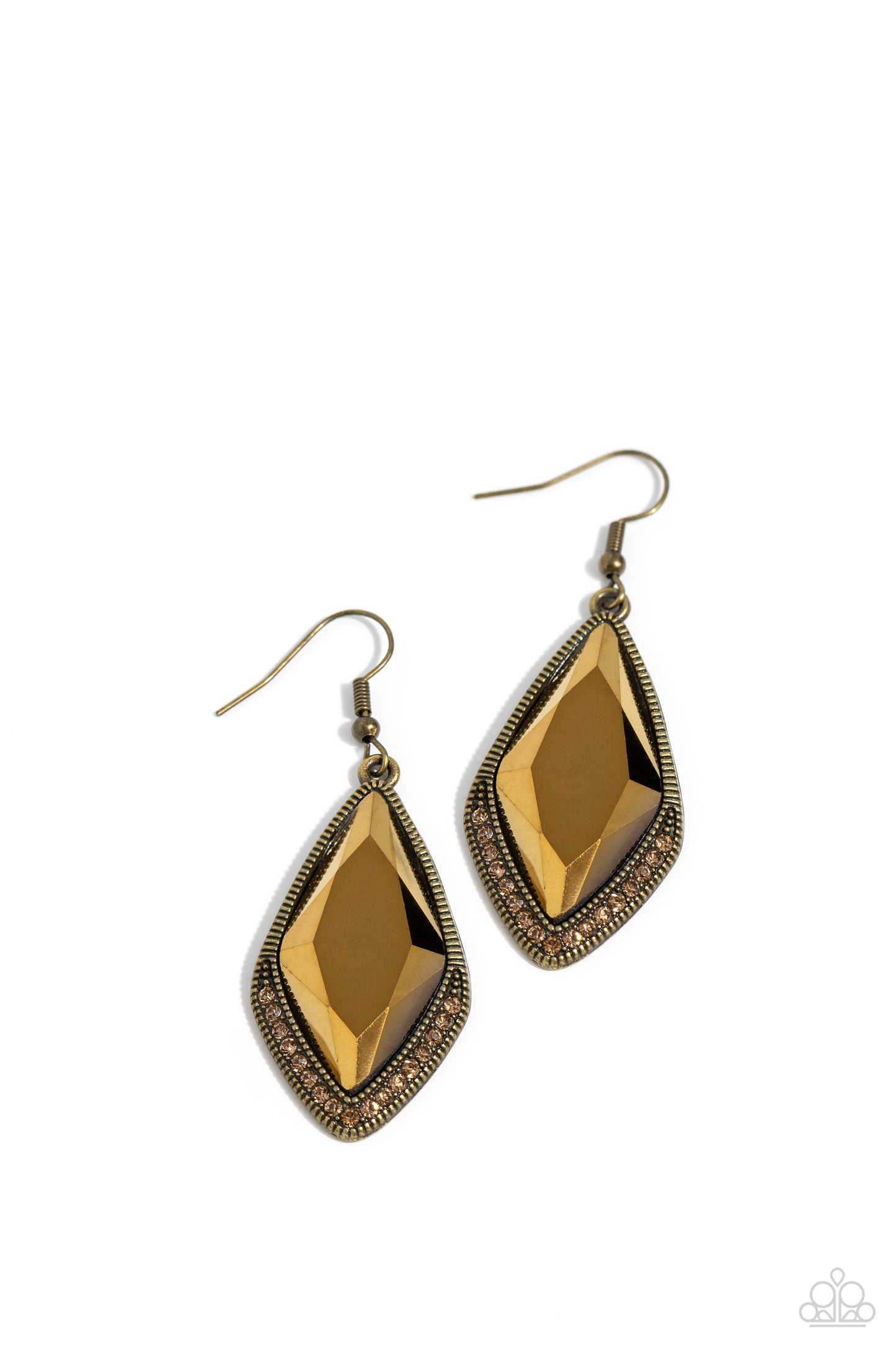 Deco Dazzle - Brass Earring