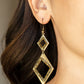 Deco Decoupage - Brass Earring