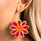 Decorated Daisies - Pink Earring