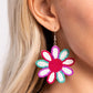 Decorated Daisies - White Earring
