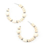 Definitely Down-To-Earth - White Earring