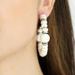 Definitely Down-To-Earth - White Earring