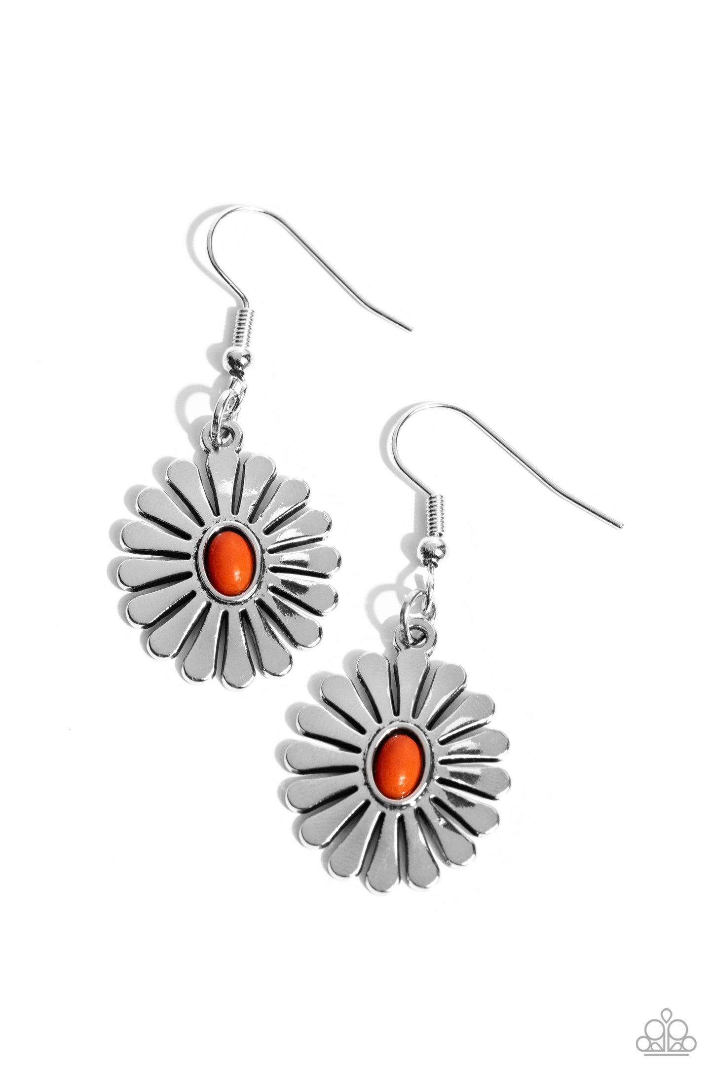 Delectably Daisy - Orange Earring