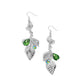 Descending Dazzle - Green Earring