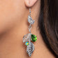 Descending Dazzle - Green Earring