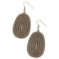 Desert Climate - Brass Earring