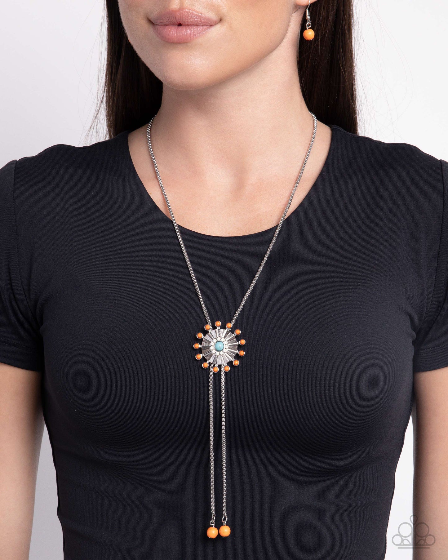 Desert Dalliance - Orange Necklace