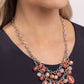 Dewy Disposition - Orange Necklace