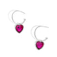 Diamond of the Night - Pink Earring