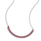 Dicey Demure - Red Necklace