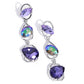 Dimensional Dance - Purple Earring
